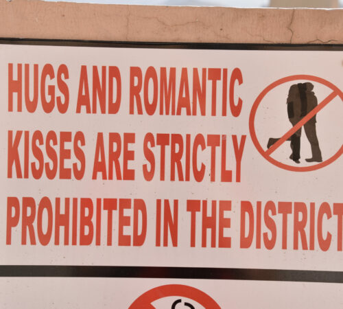 No,Hugging,And,Kissing,Sign,,Nizwa,,Oman
